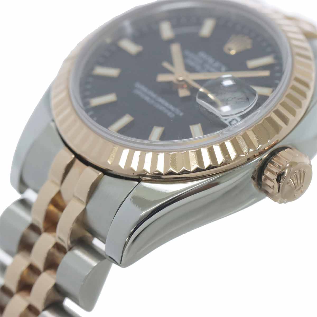 Datejust 179171 Serial D 750 PG Automatic Black Dial Ladies