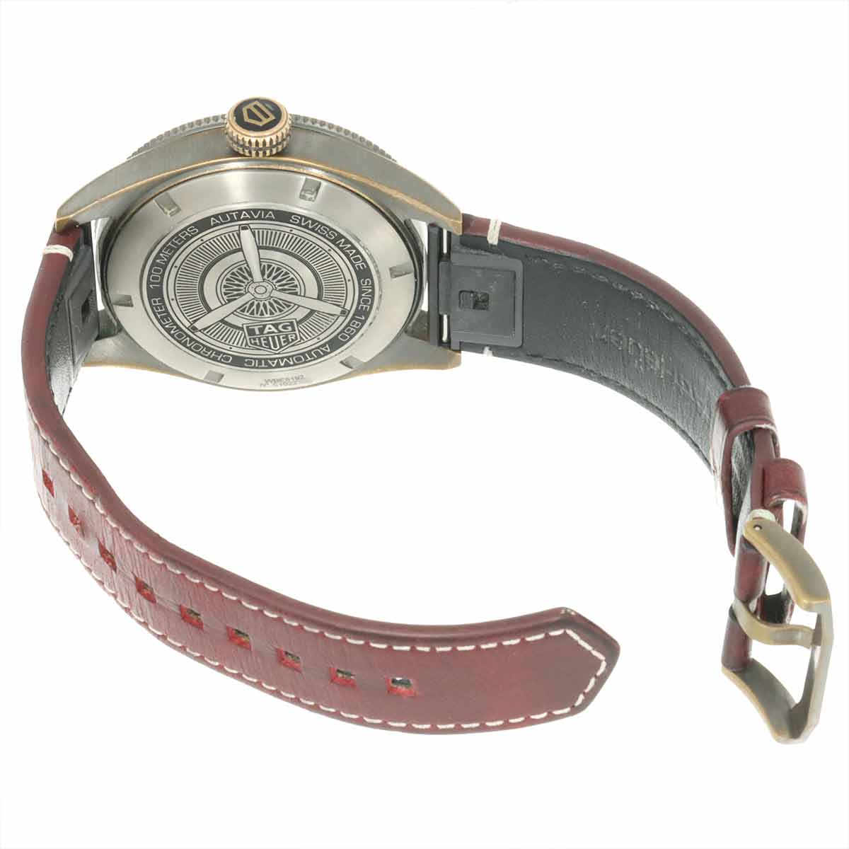 AUTAVIA WBE5191 date Automatic Red Dial Mens