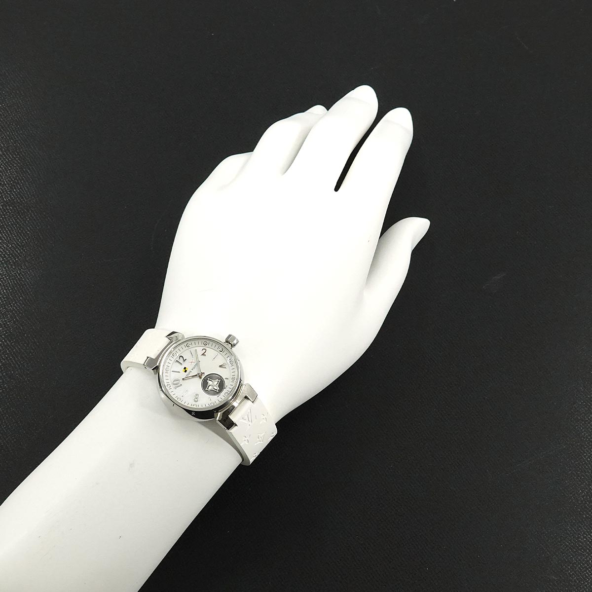 Tambour Lovely Cup PM Q12M0 Diamond White Shell Dial