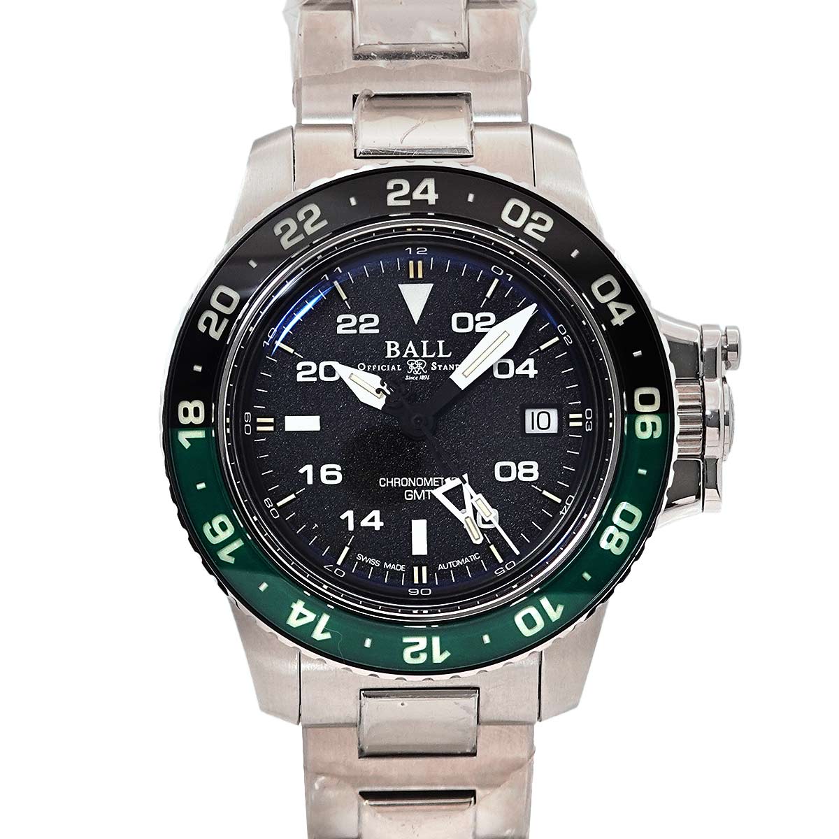 Engineer Hydrocarbon Aero GMT II Automatic Black Dial Mens Watch