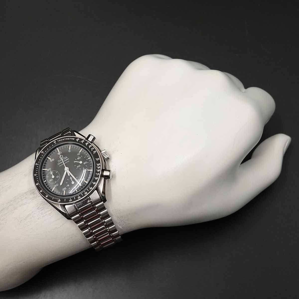 Speedmaster Chronograph 3510 50 Automatic Black Dial Mens Watch