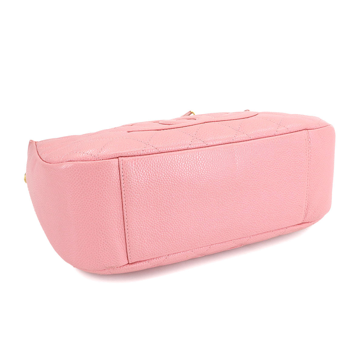 Matelasse Chain Shoulder Bag Leather Pink A20993