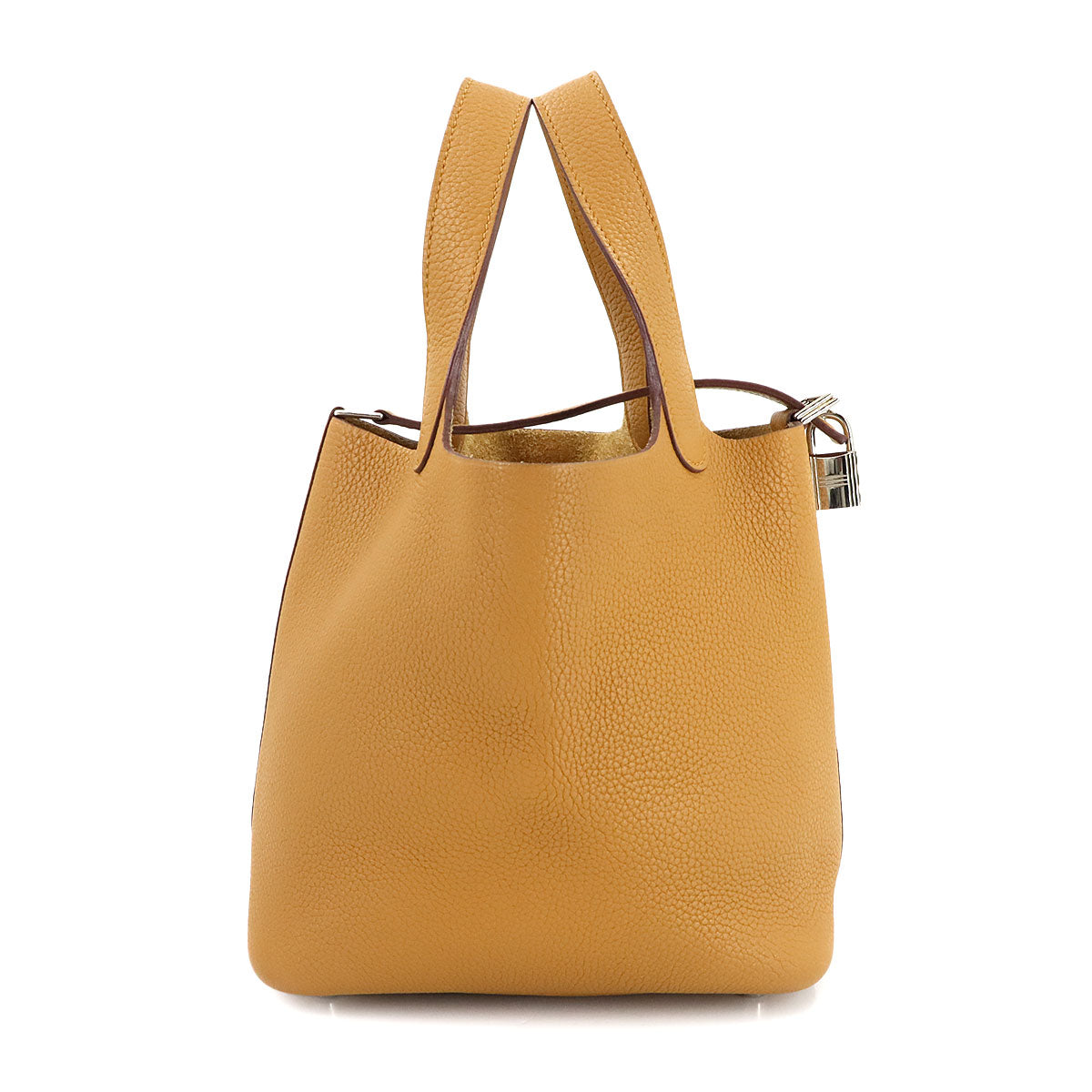 Picotin Lock PM Hand Bag Taurillon Maurice Sesami Purse