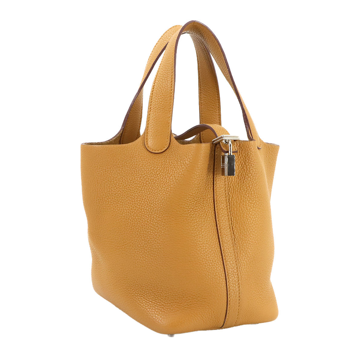 Picotin Lock PM Hand Bag Taurillon Maurice Sesami Purse