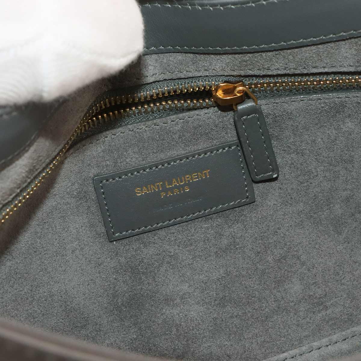 LE5A7 Monogram Shoulder Bag Leather Storm 657228