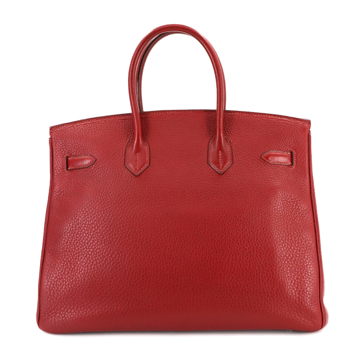 Birkin 35 Veau Togo Rouge Vif Hand Bag Purse Red