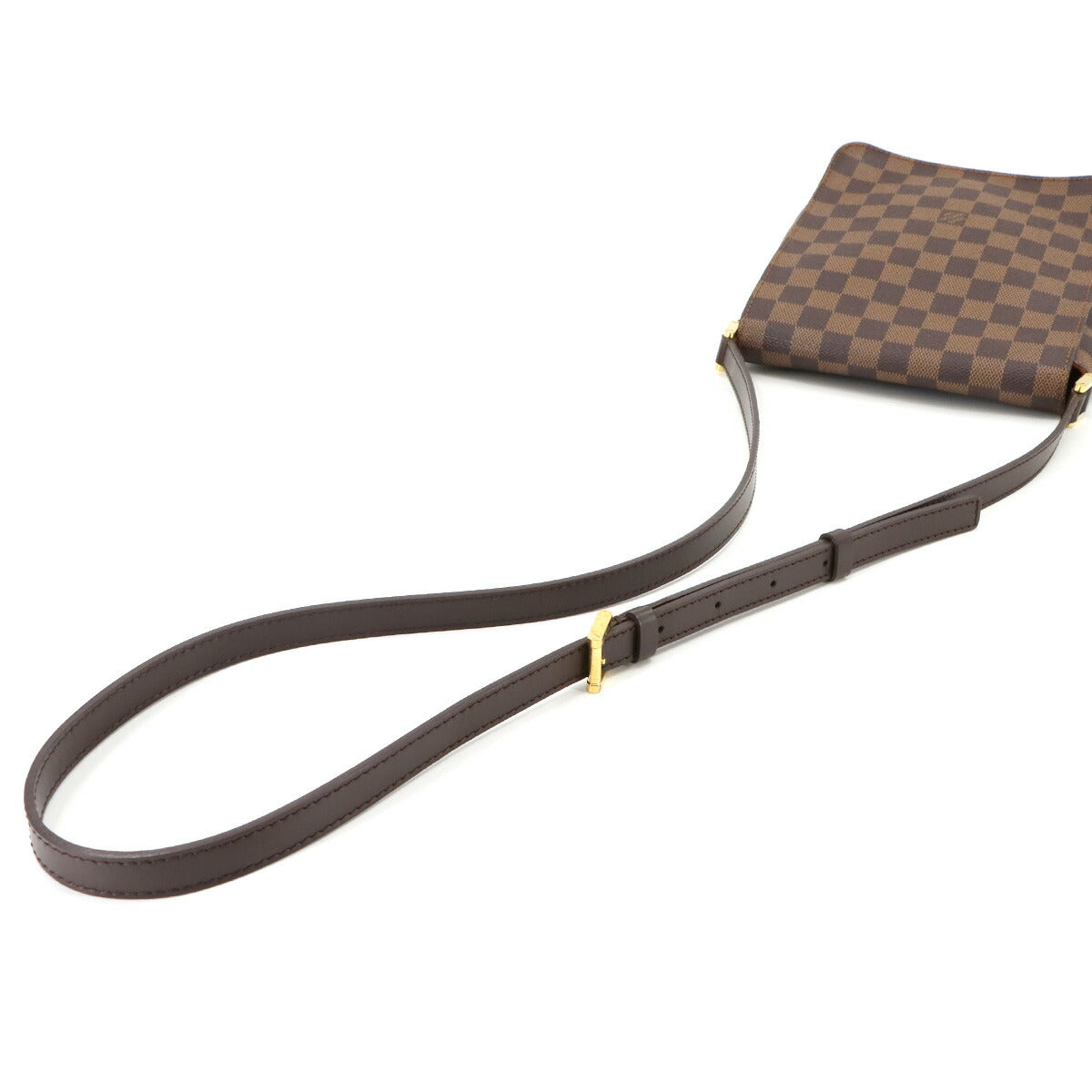 Damier Musette Salsa Long Shoulder Bag Ebene N51300