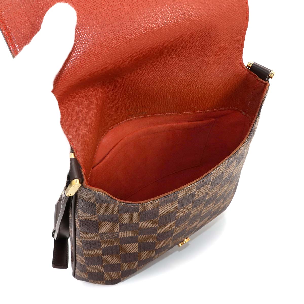 Damier Musette Salsa Long Shoulder Bag Ebene N51300