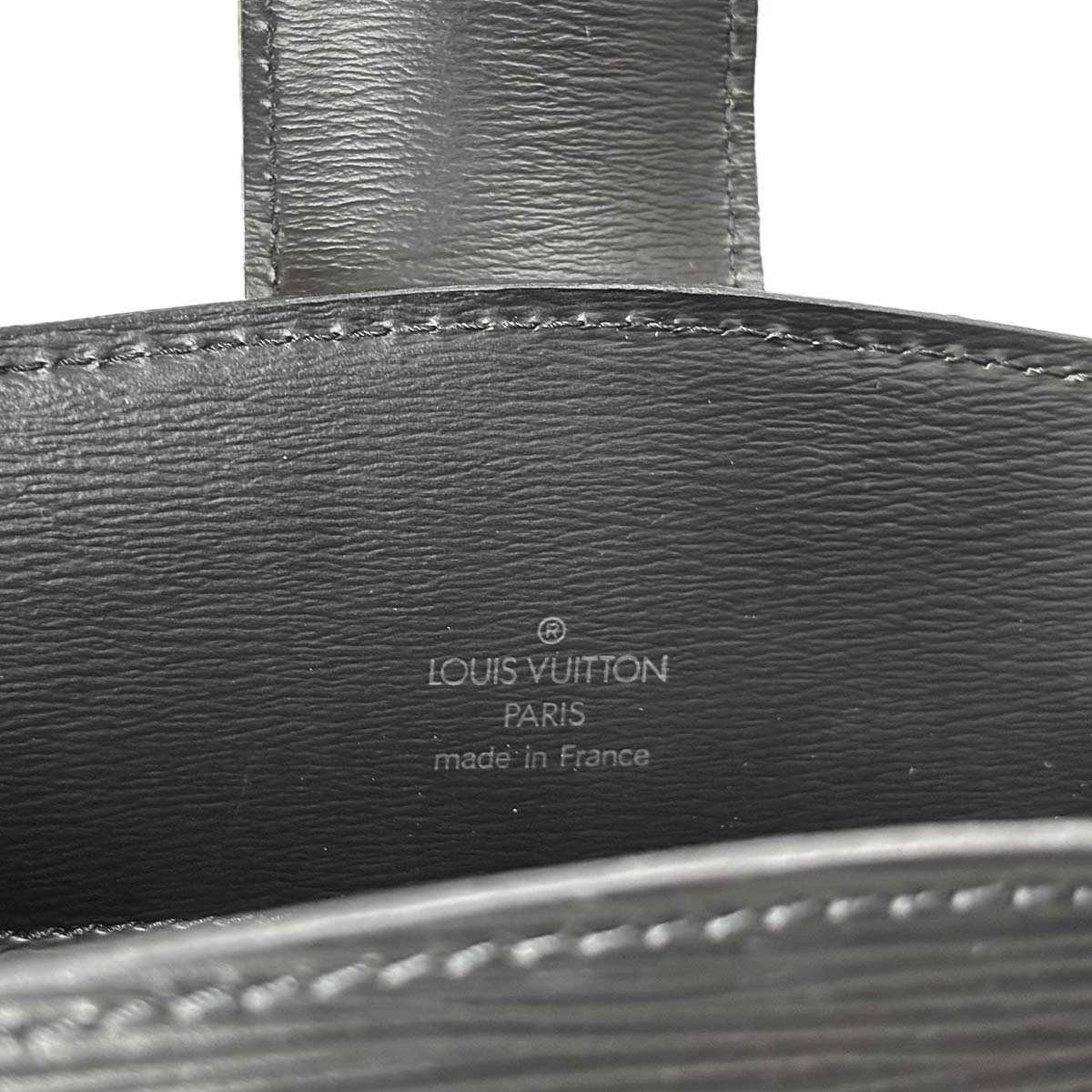 Epi Cluny Shoulder Bag Leather Noir M52252 Purse