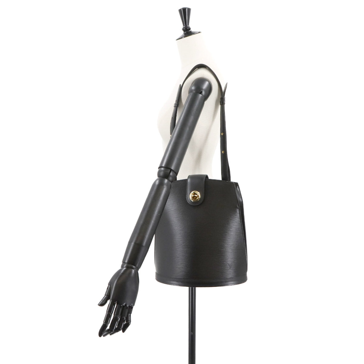 Epi Cluny Shoulder Bag Leather Noir M52252 Purse