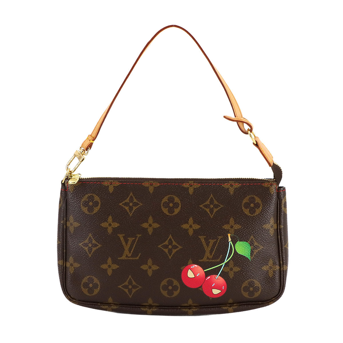 Monogram Cherry Pochette Accessoires Hand Bag M95008