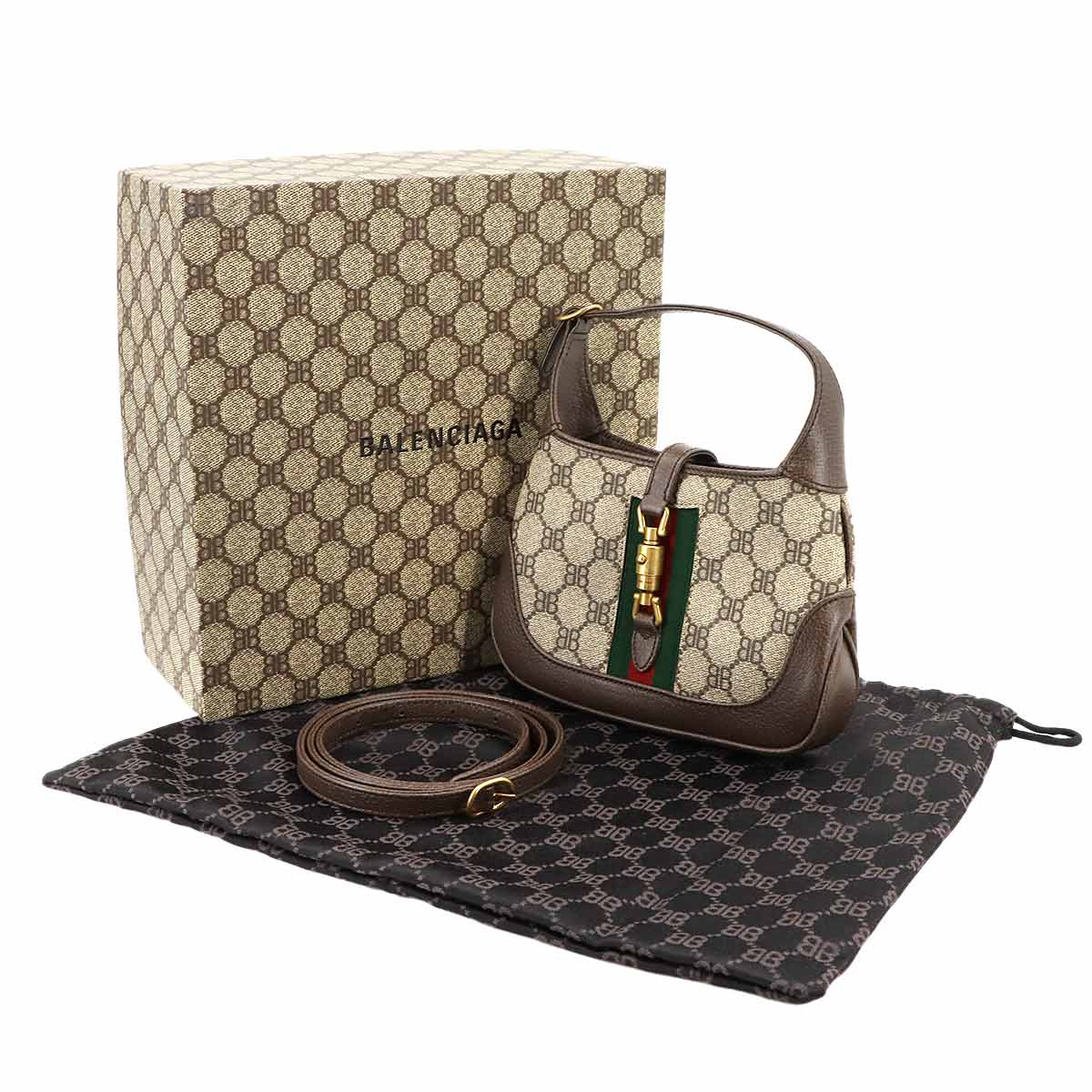 The Hacker Project Jackie 1961 Hand Shoulder Bag Beige 680132