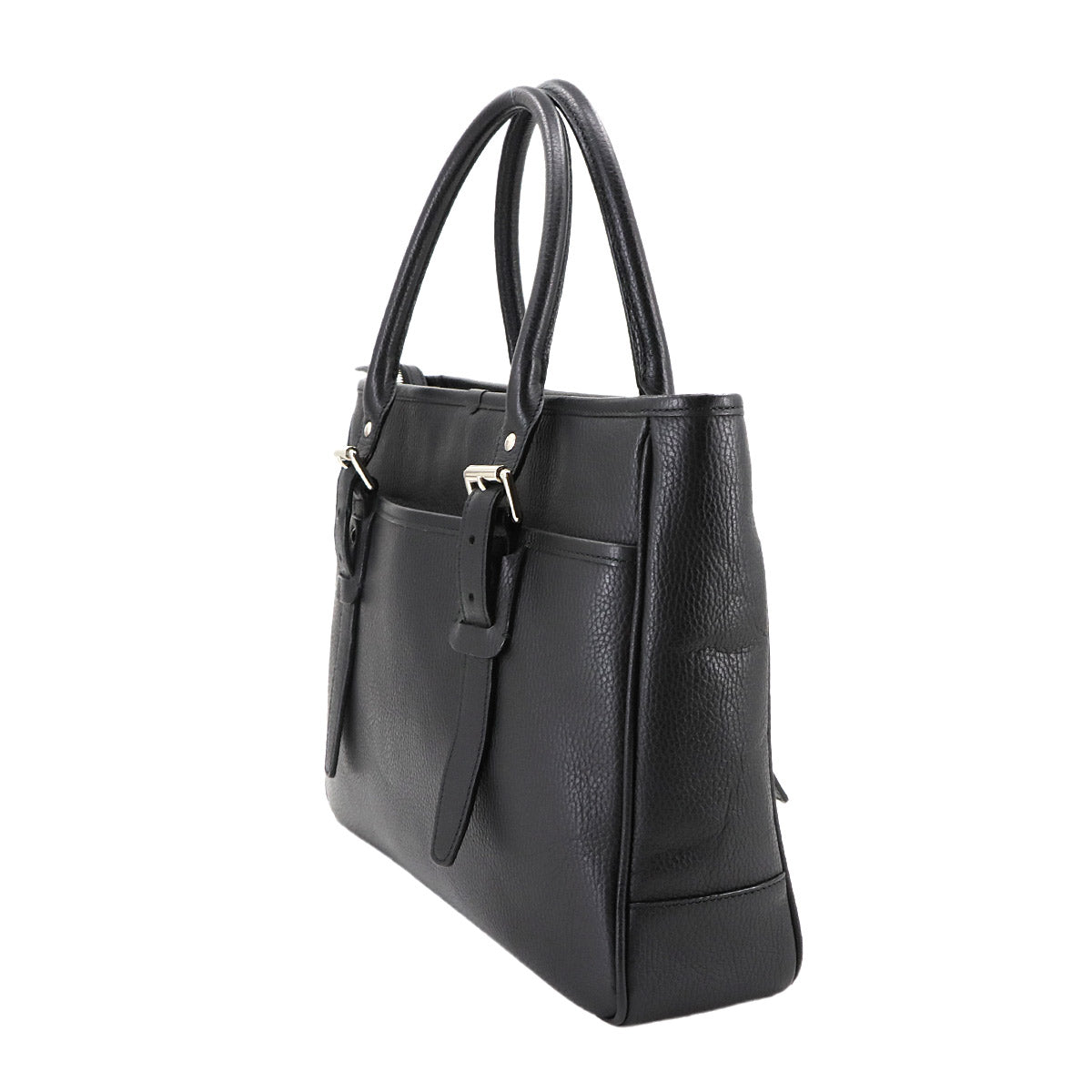 Briefcase Business Bag Leather Black