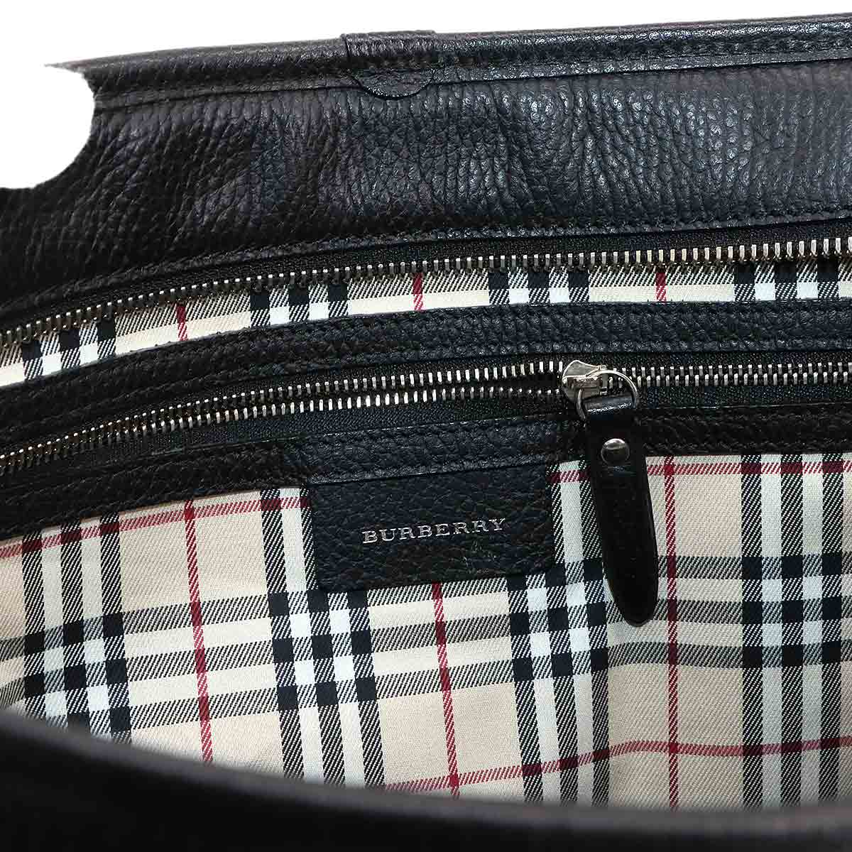 Briefcase Business Bag Leather Black