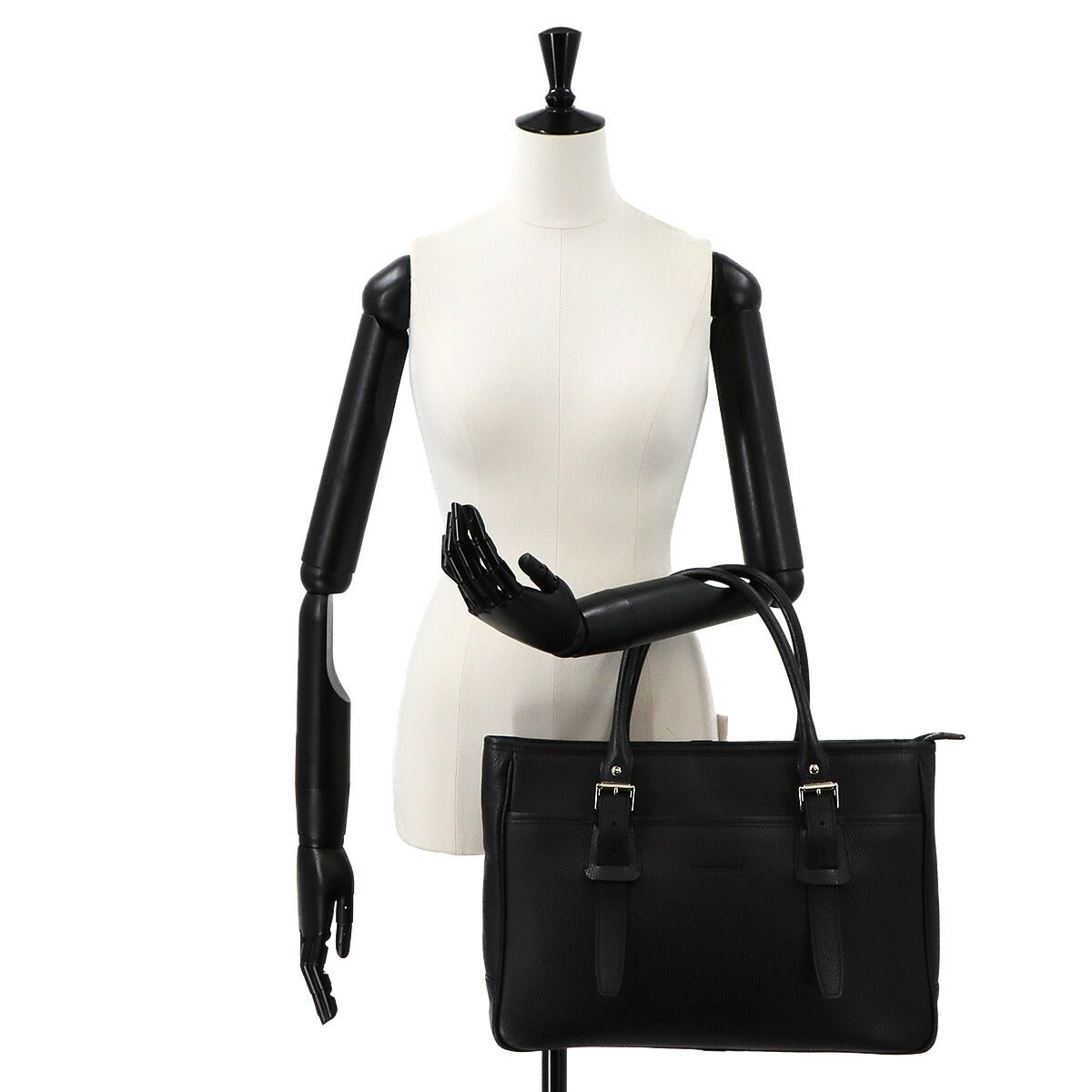 Briefcase Business Bag Leather Black