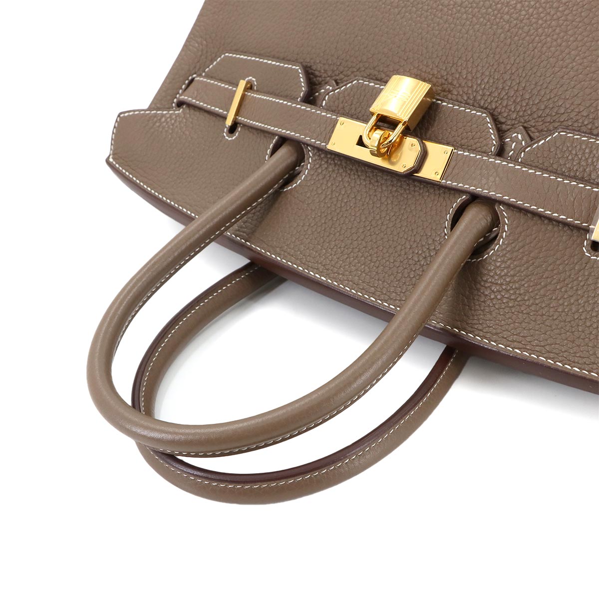 Birkin 35 Togo Etoupe Hand Bag Purse Beige