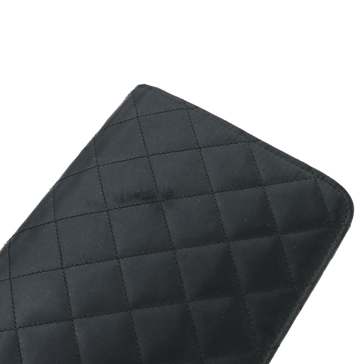 Chain Shoulder Bag Satin Black Vintage Purse