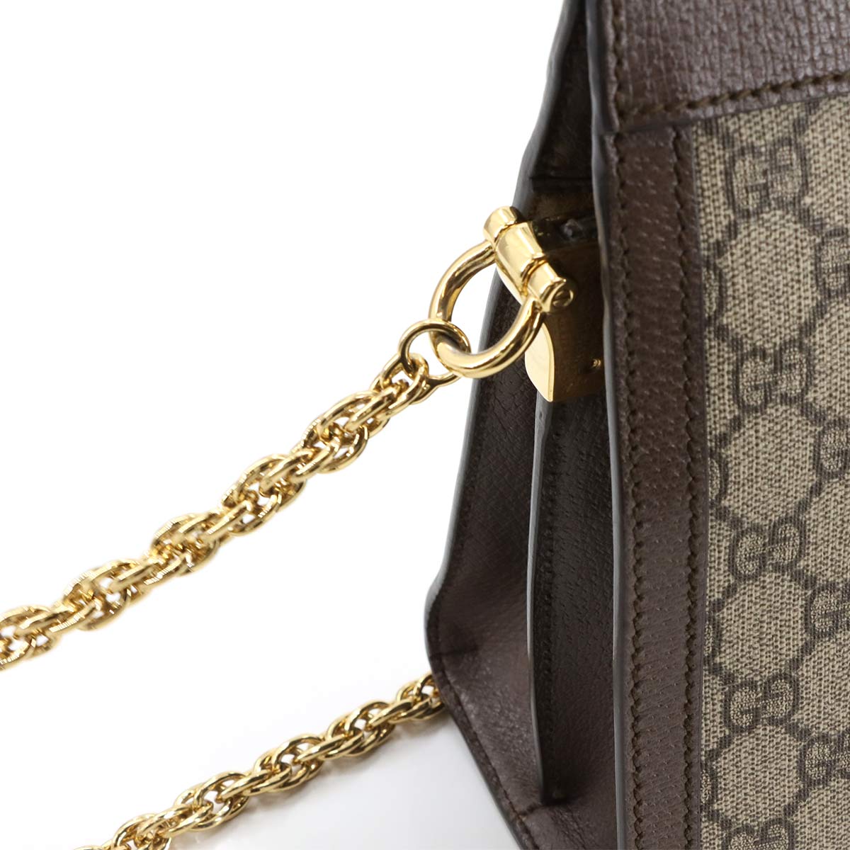 Ophidia GG Medium Shoulder Bag GG Supreme Canvas Beige 503876