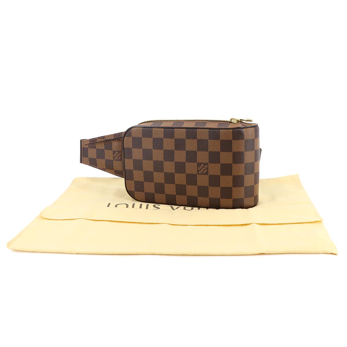 Damier Geronimos Crossbody Bag Ebene Brown N51994