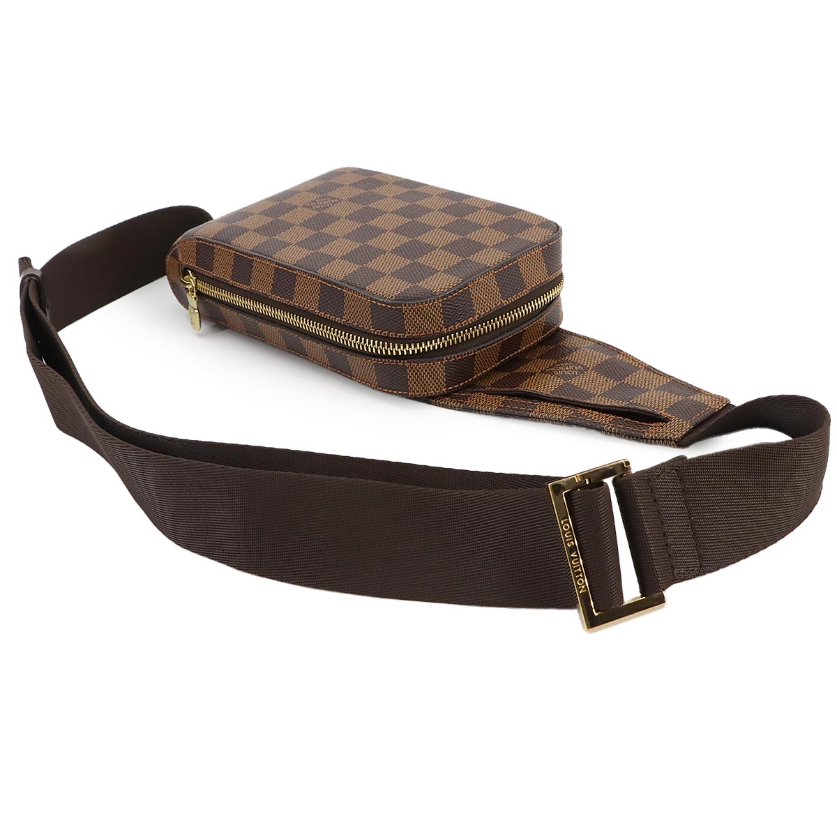Damier Geronimos Crossbody Bag Ebene Brown N51994