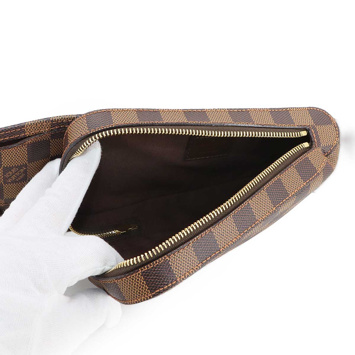 Damier Geronimos Crossbody Bag Ebene Brown N51994