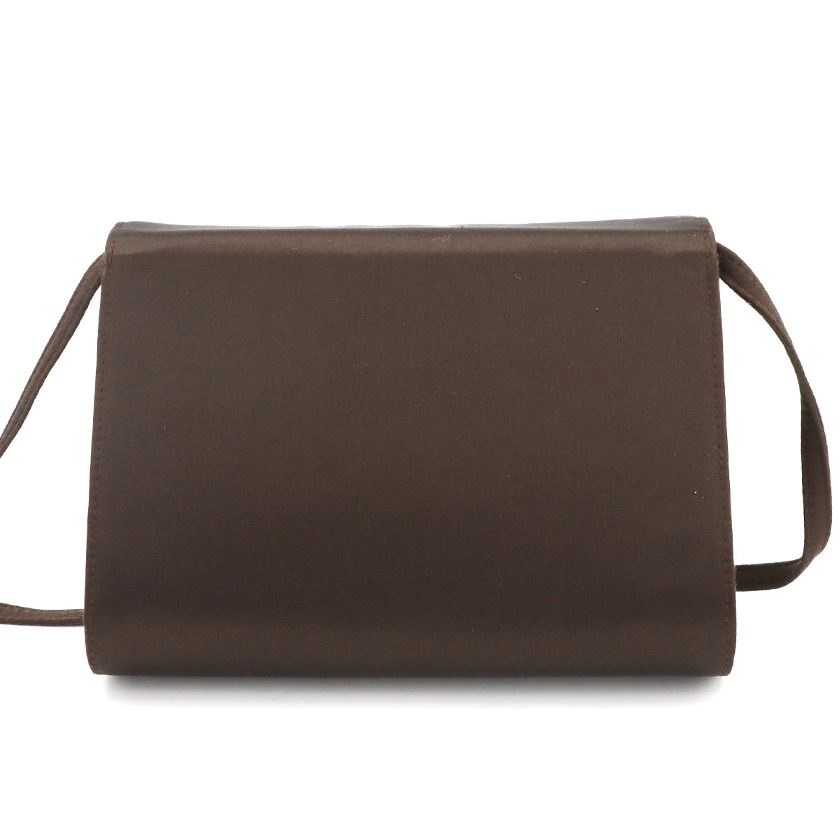 Shoulder Bag Satin Brown Vintage Old Gucci Purse