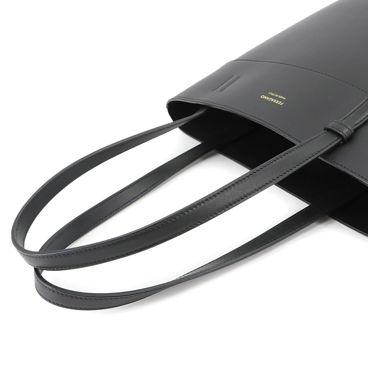 Tote Bag Leather Nero 217533 Black Purse