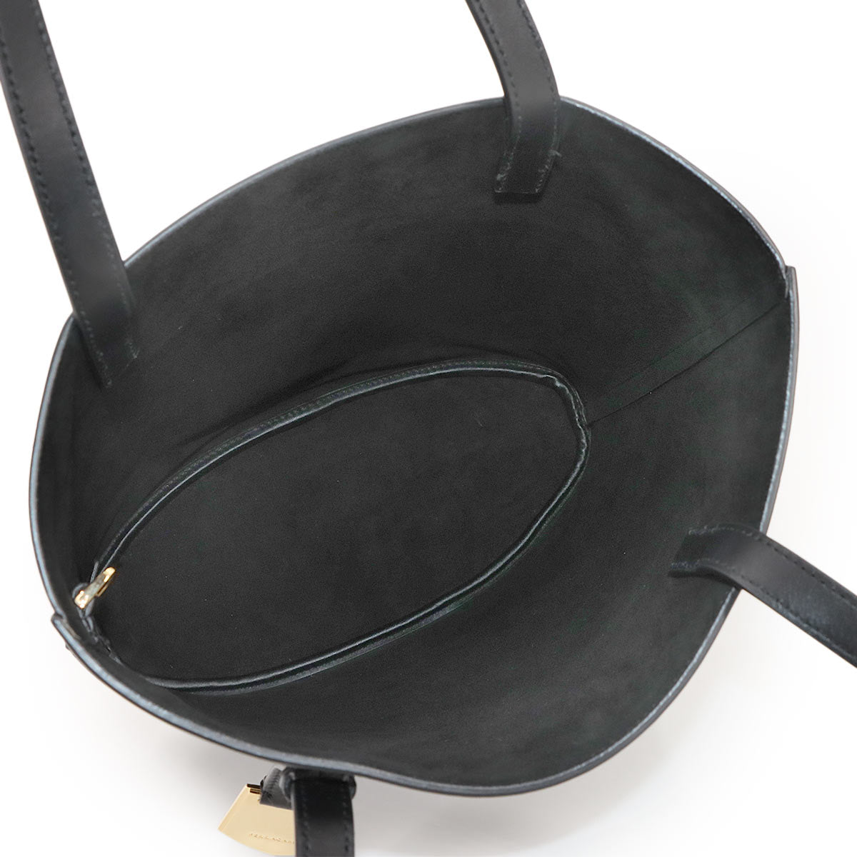 Tote Bag Leather Nero 217533 Black Purse