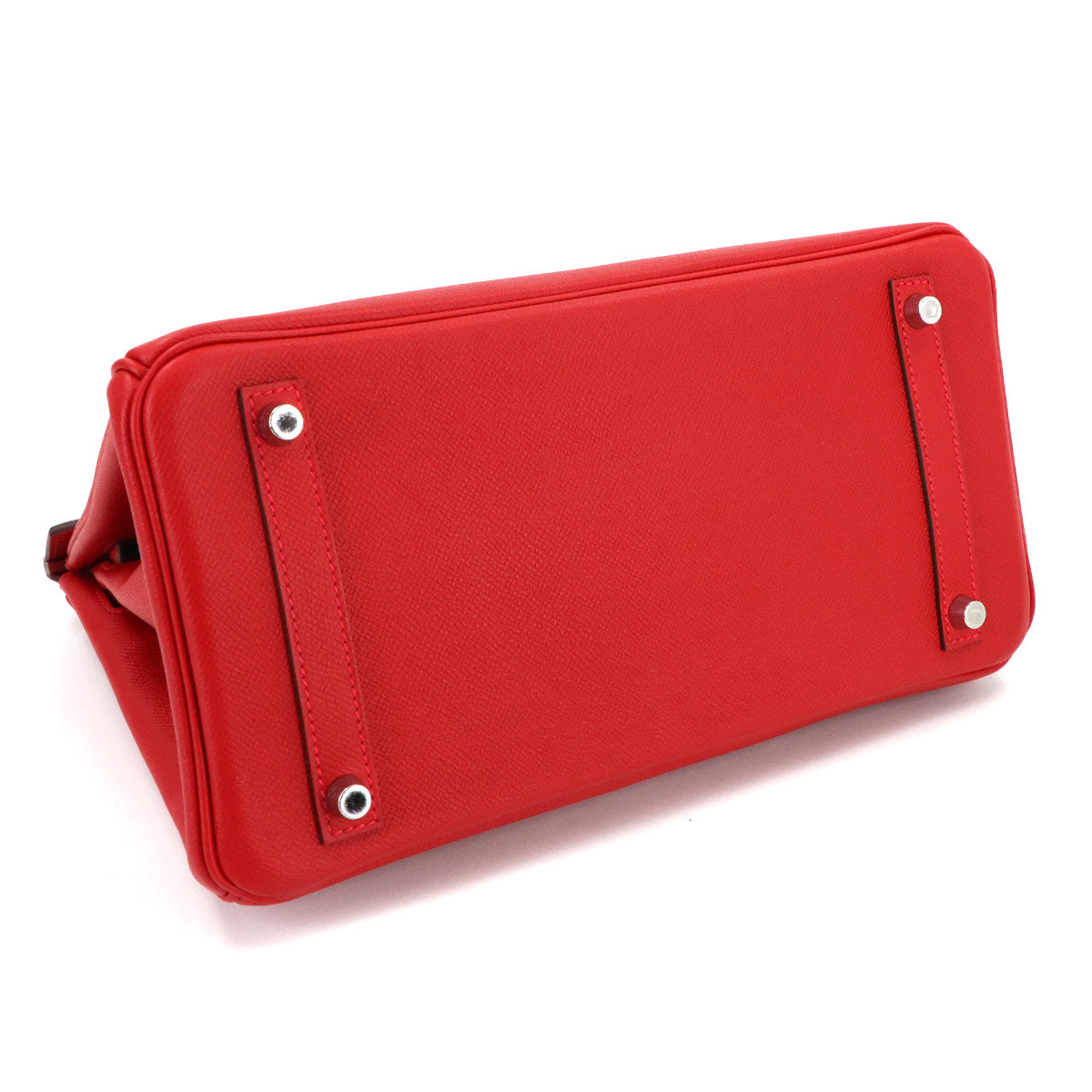 Birkin 30 Veau Epsom Rouge Casaque Hand Bag Purse