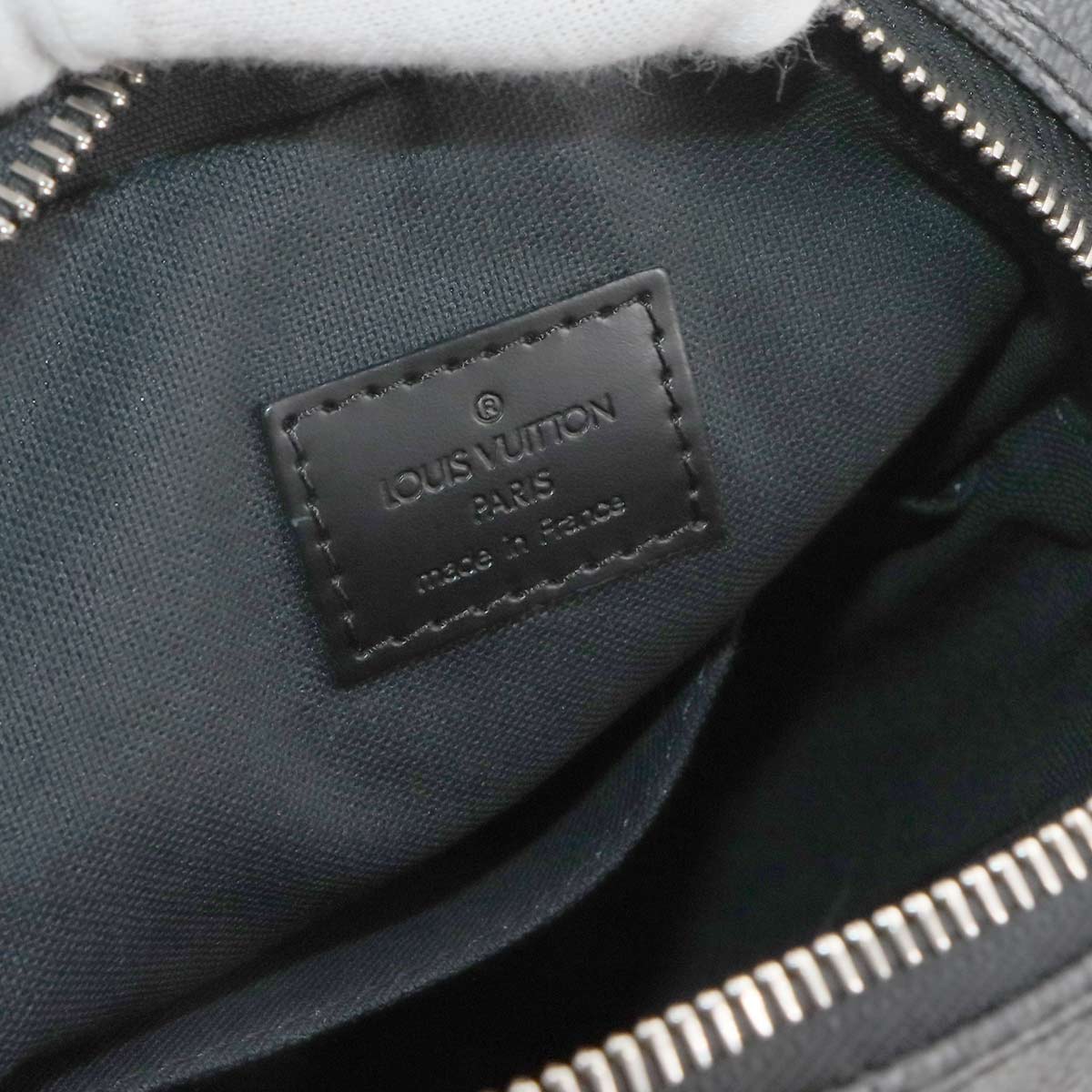 Damier Graphite Rem Shoulder Bag Black Gray N41446 Purse