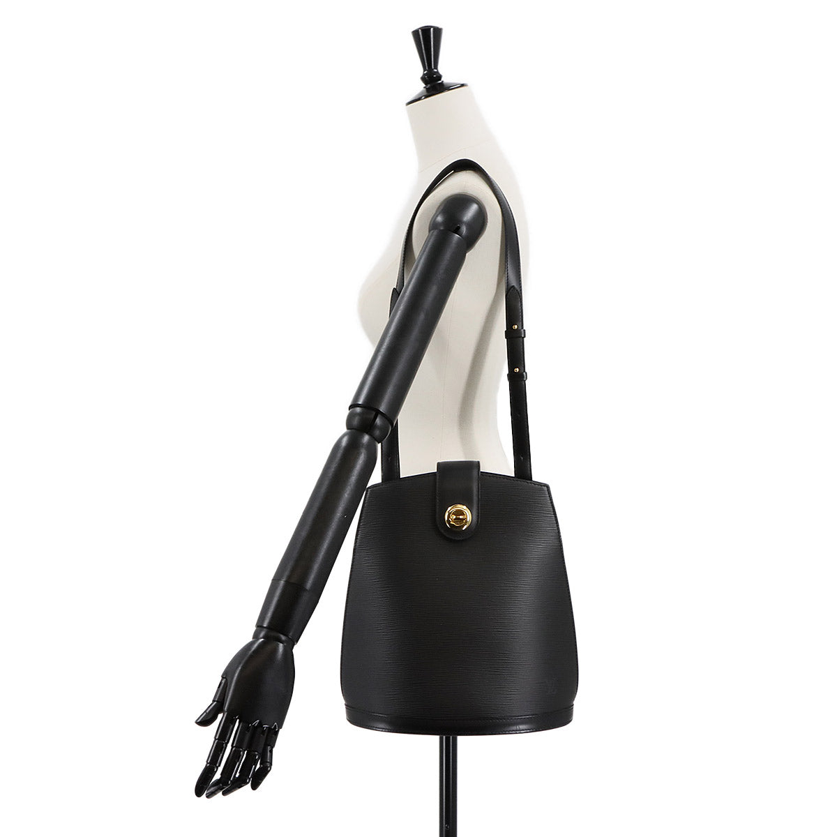 Epi Cluny Shoulder Bag Leather Noir M52252 Purse