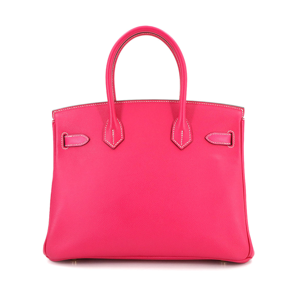 Birkin 30 Epsom Rose Tyrien Hand Bag Purse Pink