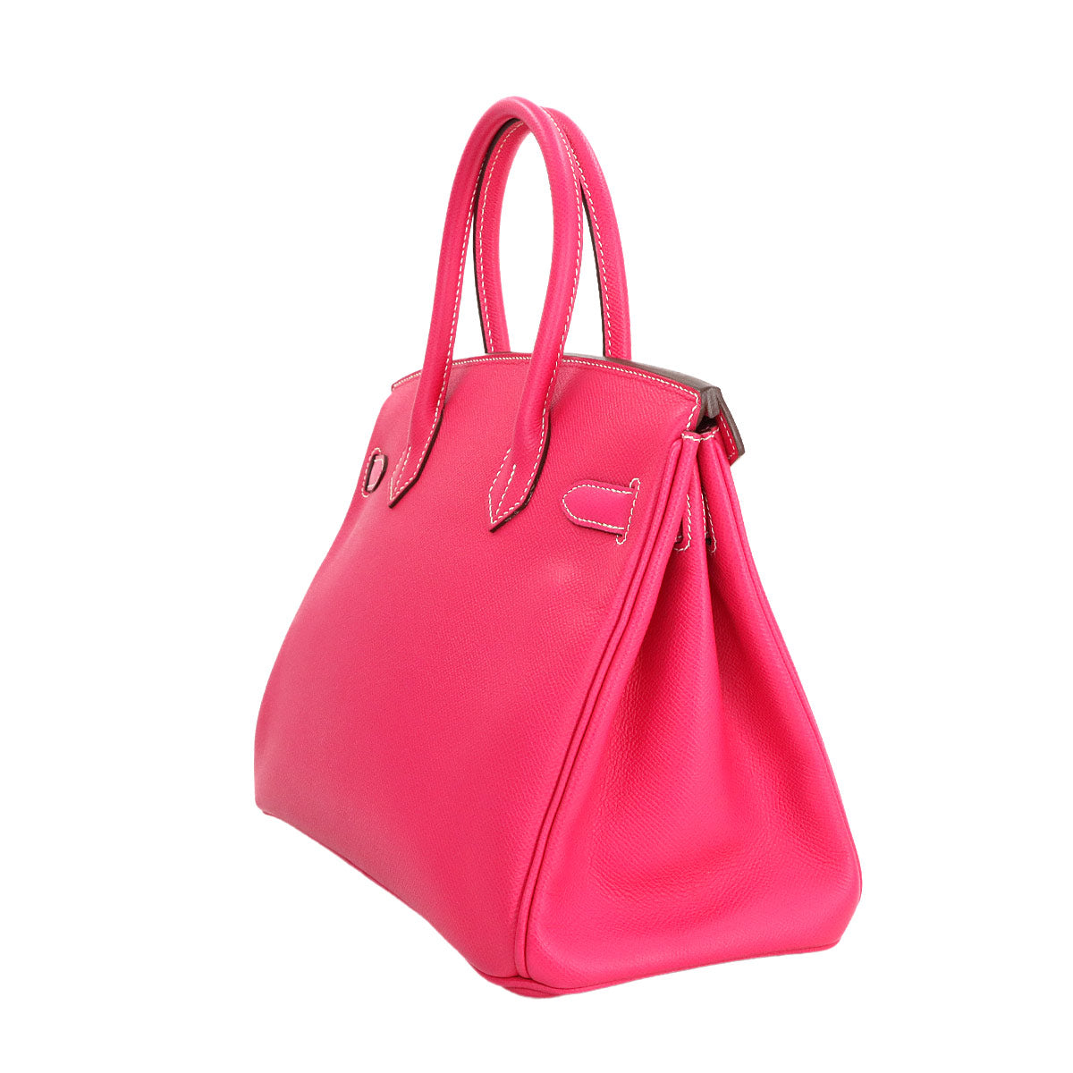 Birkin 30 Epsom Rose Tyrien Hand Bag Purse Pink