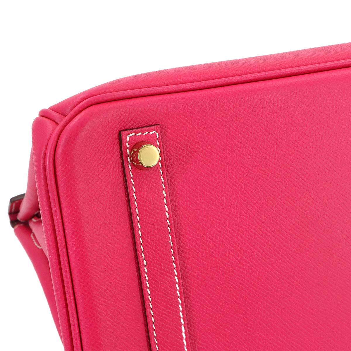 Birkin 30 Epsom Rose Tyrien Hand Bag Purse Pink