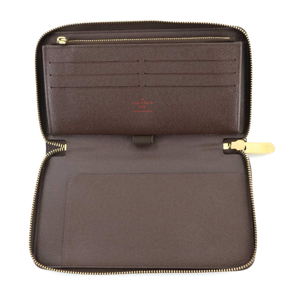 Damier Zippy Organizer Long Wallet Ebene N60003
