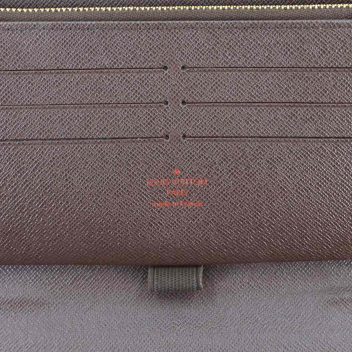 Damier Zippy Organizer Long Wallet Ebene N60003