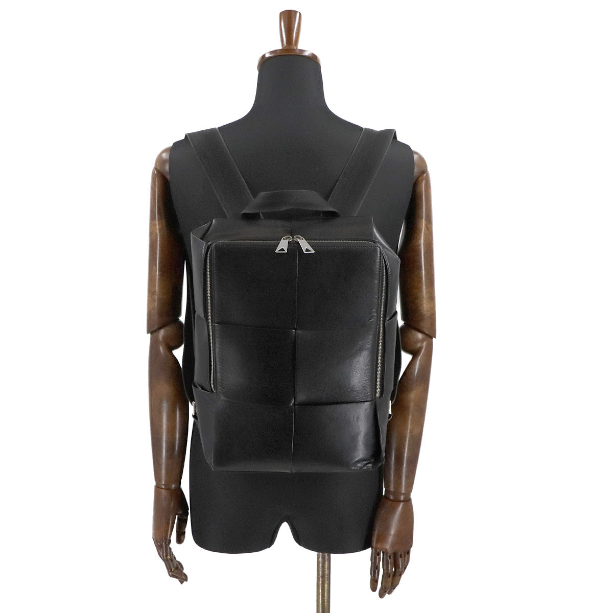 Intrecciato Arco Backpack Leather Black 737324