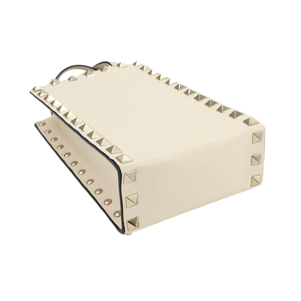 Rock Studs 2way Hand Shoulder Bag White Purse