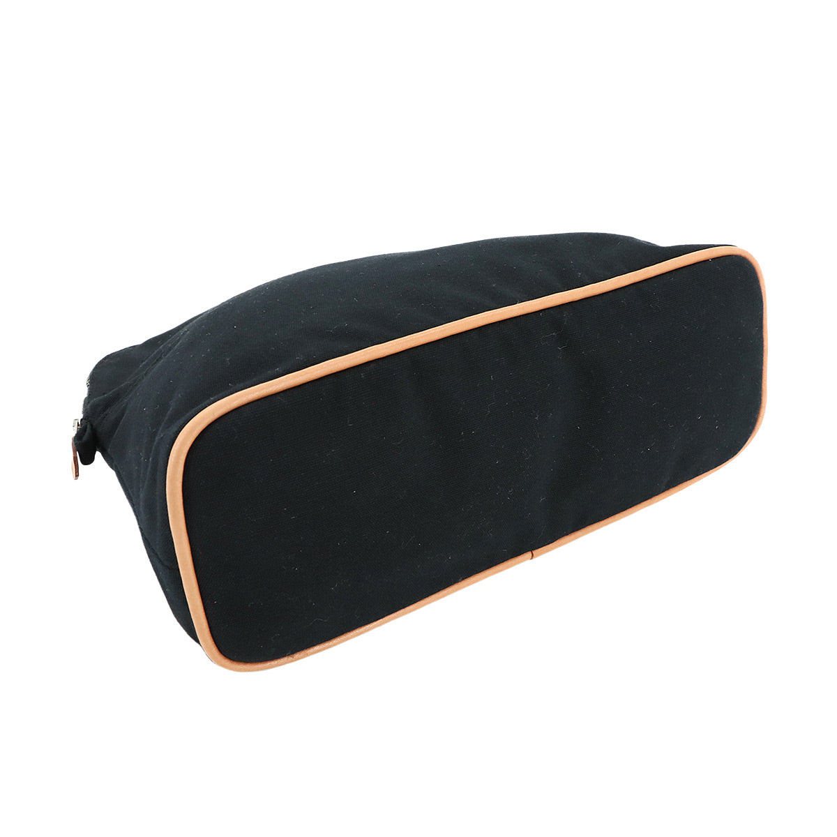 Bolide Pouch GM Cotton Canvas Leather Black Purse