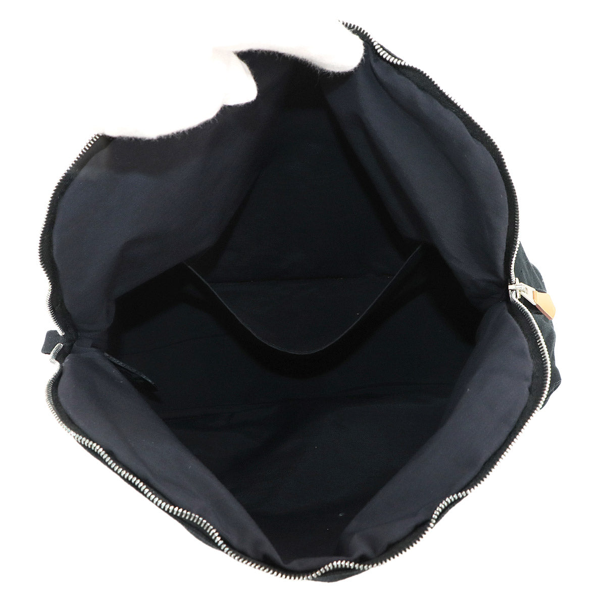 Bolide Pouch GM Cotton Canvas Leather Black Purse