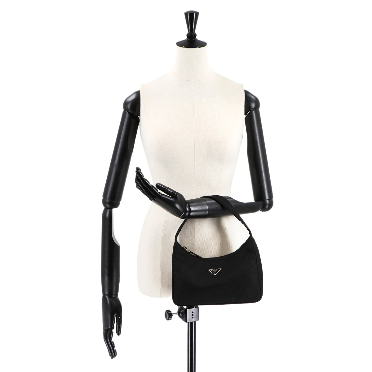 Re-Edition 2000 Mini Hand Bag Nylon Nero Black 1NE515 Purse