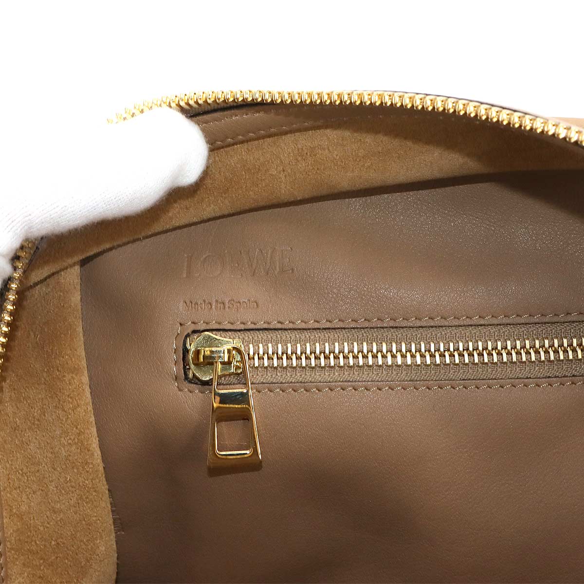 Amazona 36 Hand Shoulder Bag Leather Brown Purse