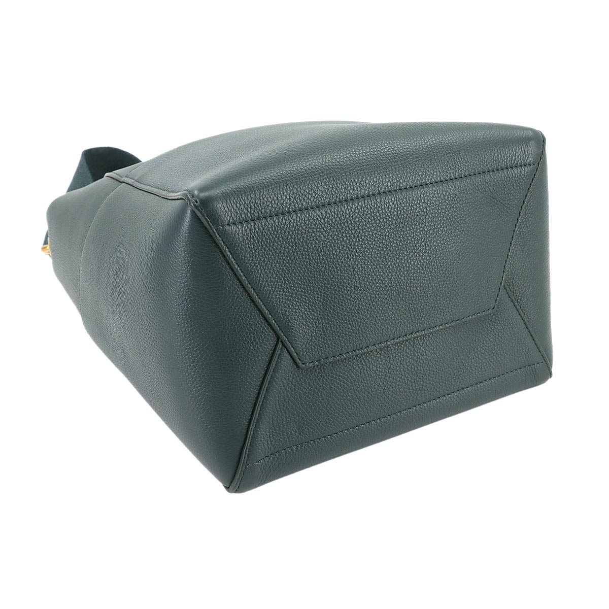 Sangle Bucket Shoulder Bag Leather Amazone 189593AH4 Purse