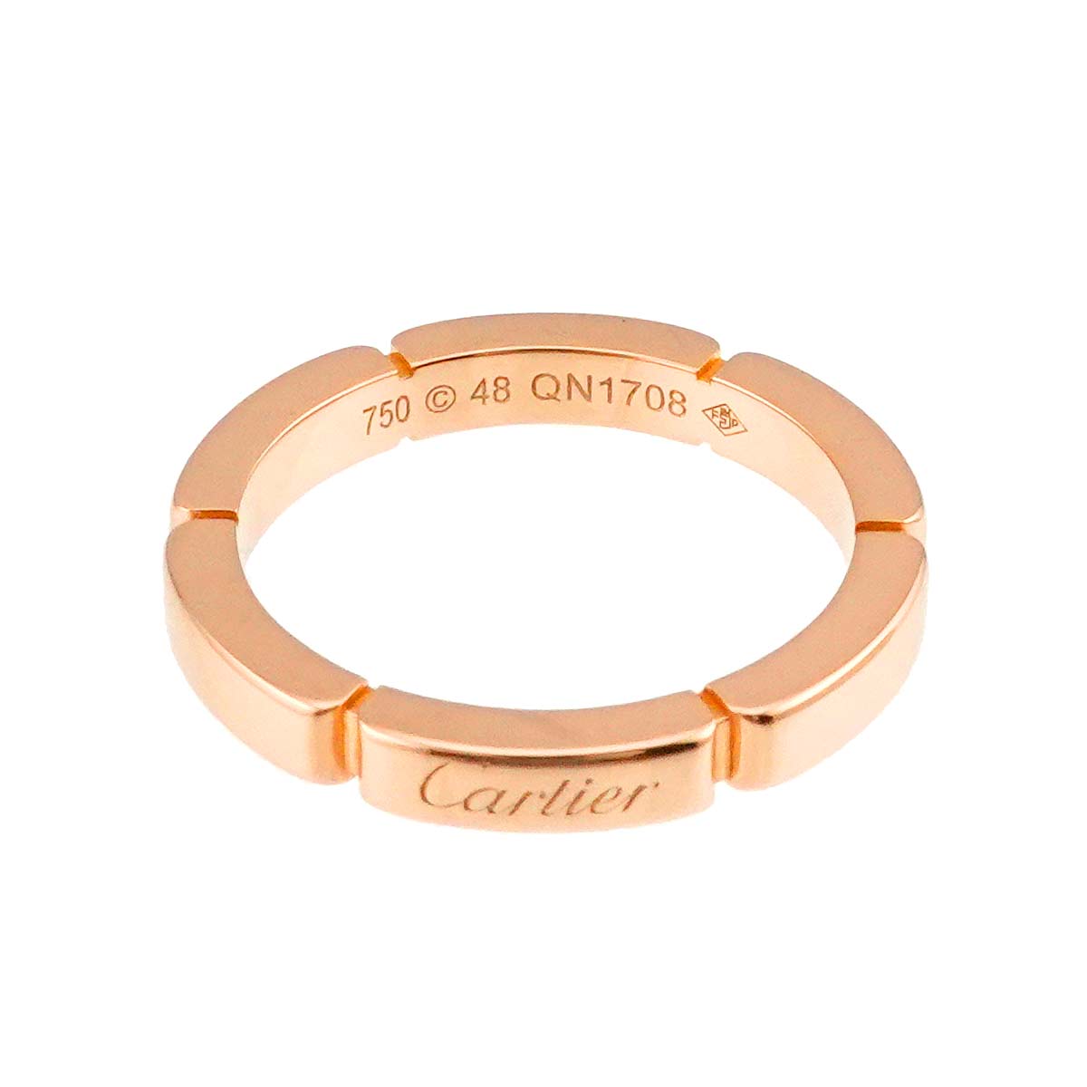 Maillon Panthere Ring 18K PG 750 size48 4.5(US)