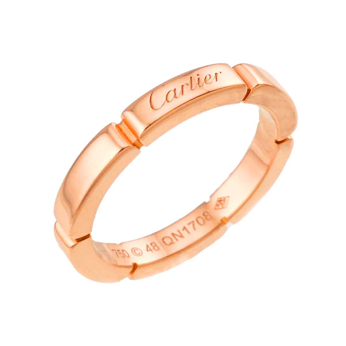 Maillon Panthere Ring 18K PG 750 size48 4.5(US)