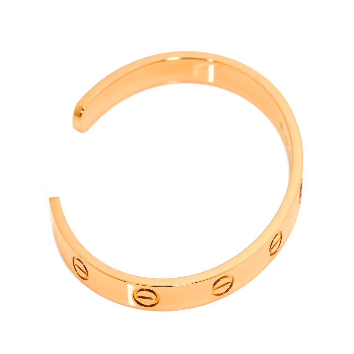 Love Open Bracelet Sapphire 18K Pink Gold 750 Size16