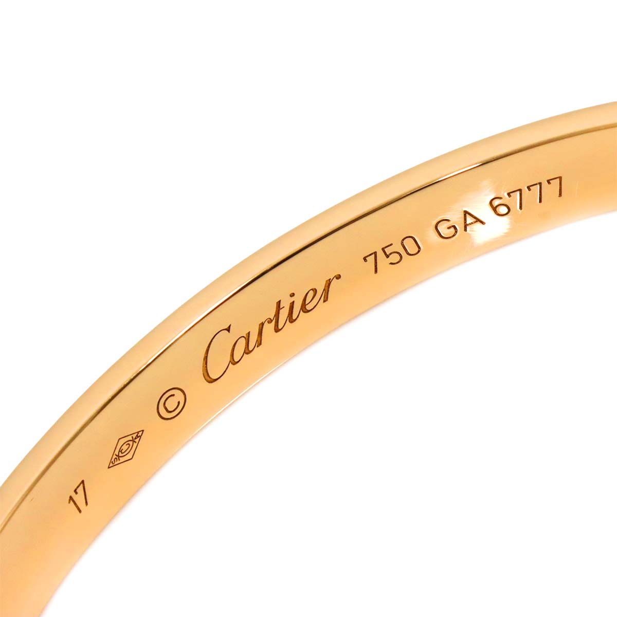 Love Bracelet Open 18K Pink Gold 750 Size17