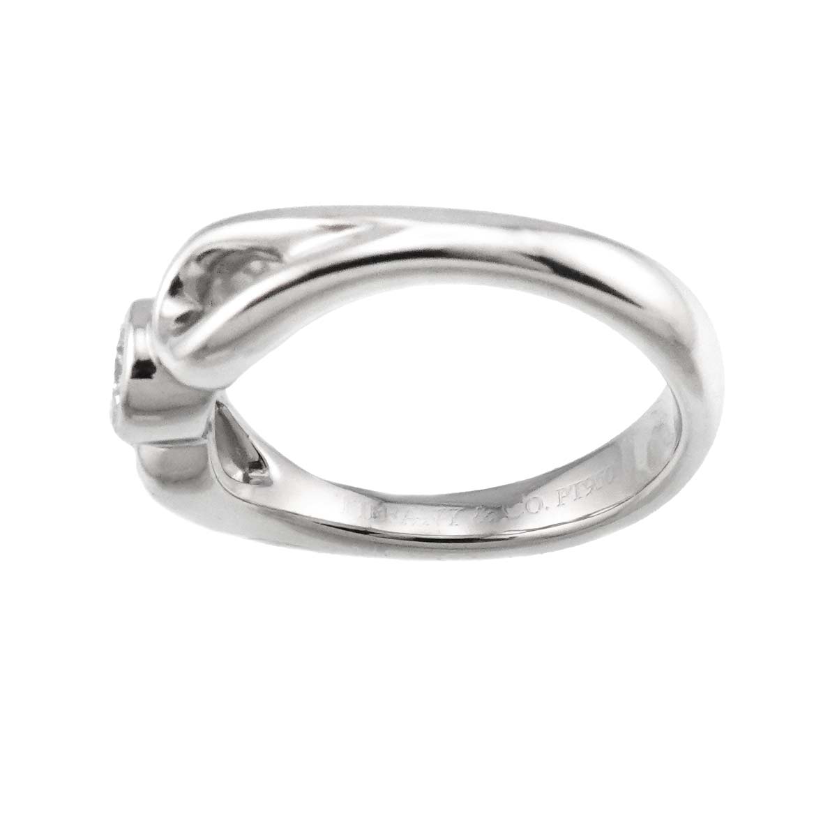 Teardrop Diamond Ring Platinum size3.75-4(US)