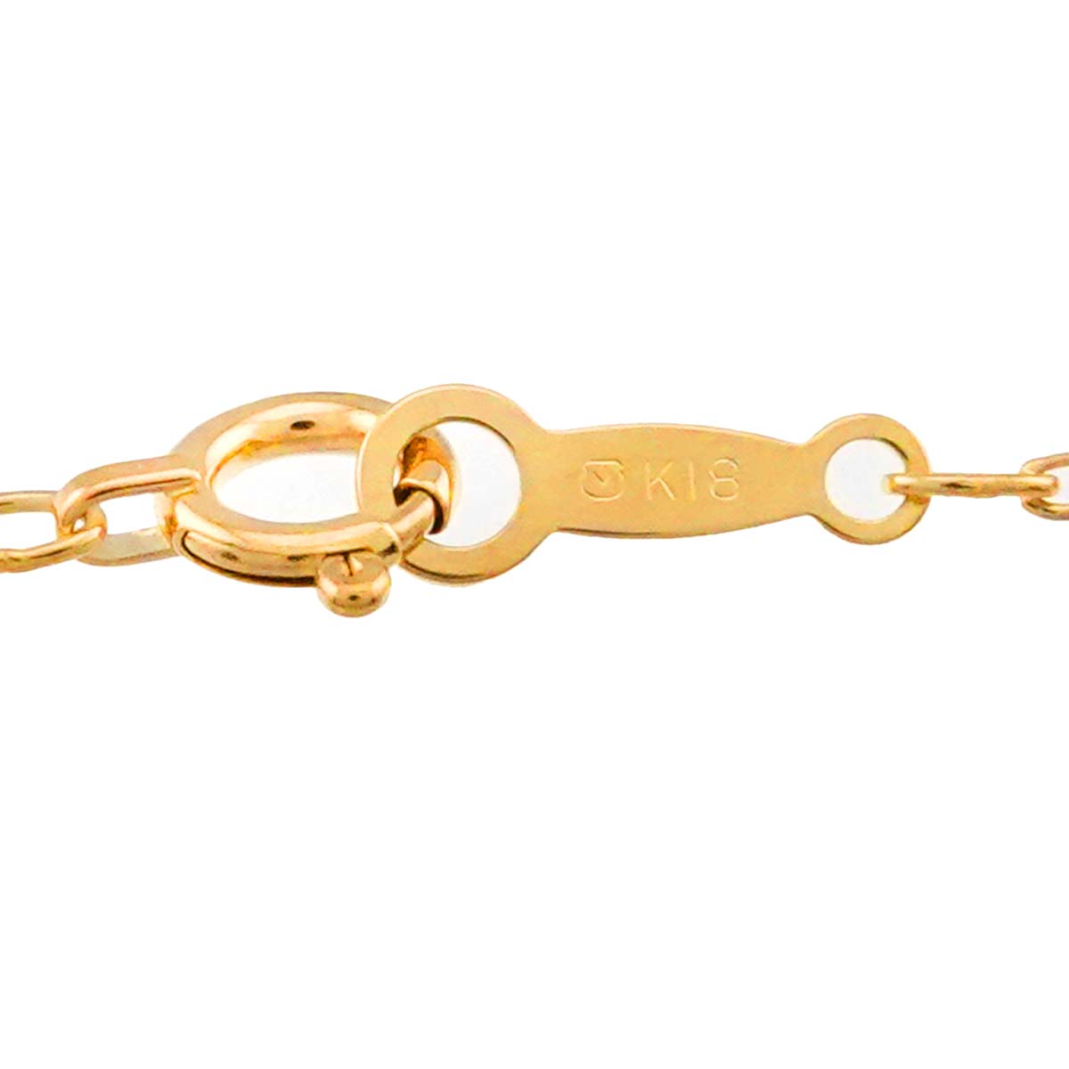 Diamond Necklace 18K Yellow Gold 750