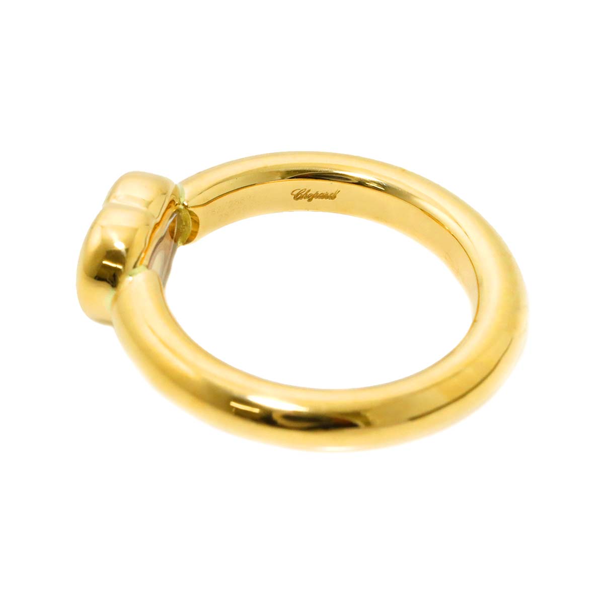 Happy Heart Diamond Ring 18K YG 750 Size5.25-5.5(US)